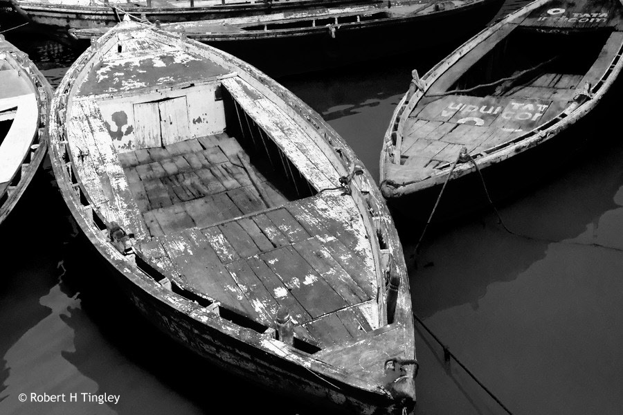 Boats on the Ganges River